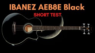 Video thumbnail for IBANEZ AEB8E Black Acoustic Bass Sound test! Awesome! by Bedroom Music Producer
