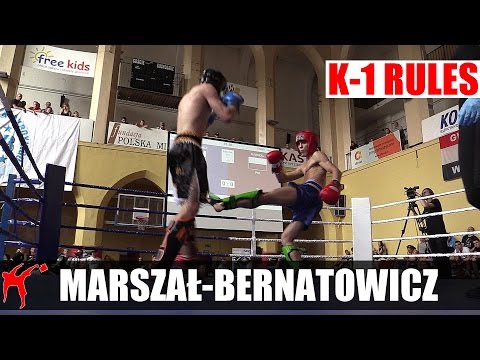 Finał MP K-1 (-57kg): Michał Marszał vs Krystian Bernatowicz