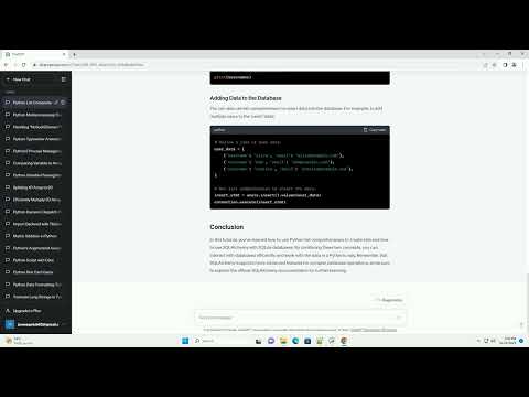 Python List Comprehension And Sqlalchemy