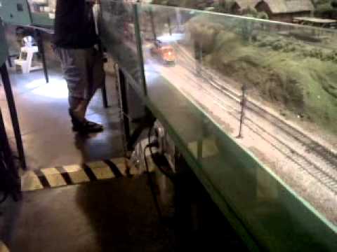 Amtrak California Zephyr at NS Jct Pt 3 Lake Shore model railroad