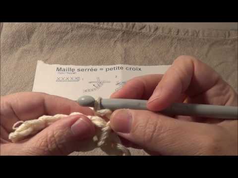 Cours n°1 / Mailles de base crochet facile épisode 1