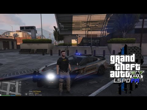 GTA V - LSPDFR Mod - Patrolling the Streets of Los Santos