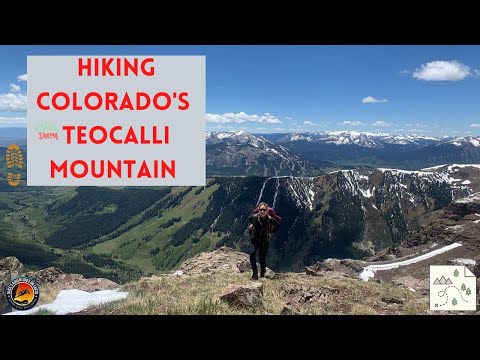 Hiking Teocalli Mountain in Crested Butte Colorado