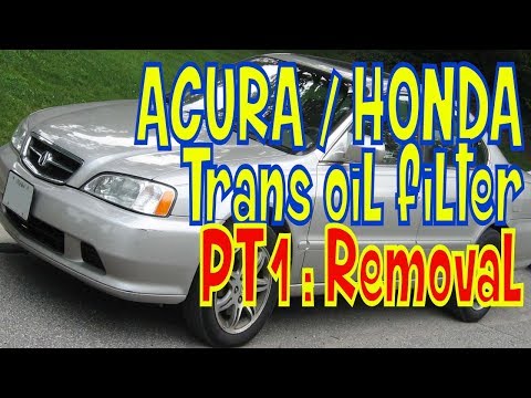 ACURA / HONDA: How to change Transmission Oil Filter PT1: Removal