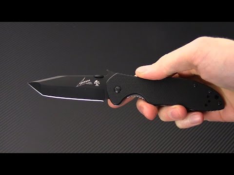 Kershaw Emerson Black CQC-7K Tanto 6034TBLK Frame Lock Knife Kershaw Emerson Black CQC-7K Tanto 6034TBLK Frame Lock Knife