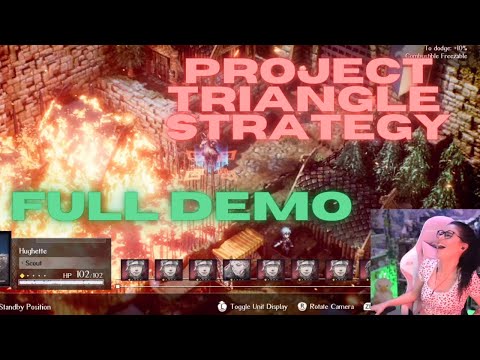 Project Triangle Strategy Demo. Full Playthrough.