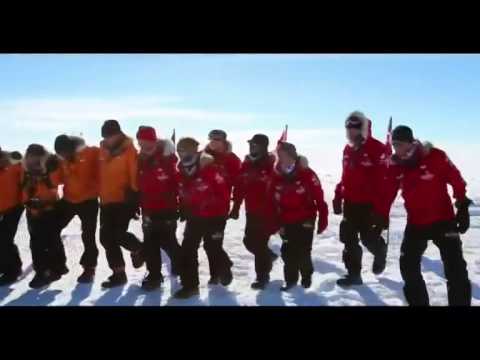 Prince Harry and the Walking with the Wounded team reach the South Pole