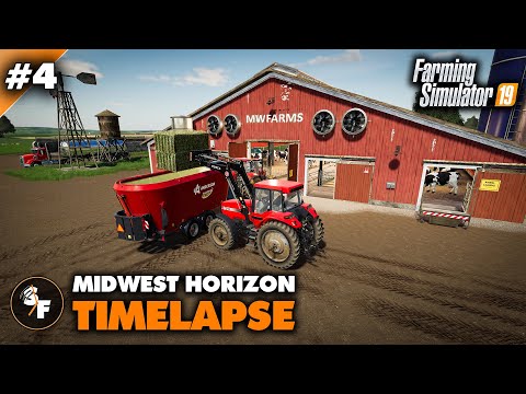 FS19 Midwest Horizon Timelapse #4 Buying Our First Cows