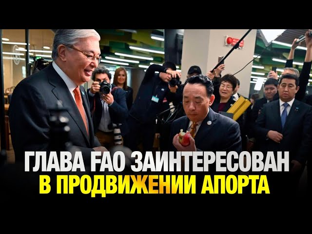 Глава FAO заинтересован в продвижении Алматинского апорта