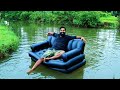 Floating Sofa Bed | വെള്ളത്തിൽ ഒഴുകിനടക്കുന്ന സോഫ കണ്ടി