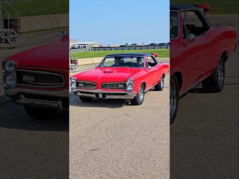 1966 Pontiac GTO Classic Car Drive By Engine Sound M1 Concourse Cars and Coffee 2024