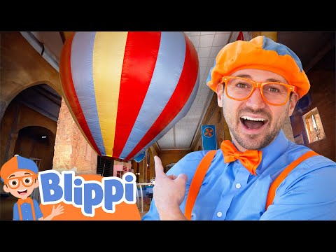 How Do Hot Air Balloons Fly? 🎈🔥 Blippi Explores the Science of Flight! | Educational Videos for Kids