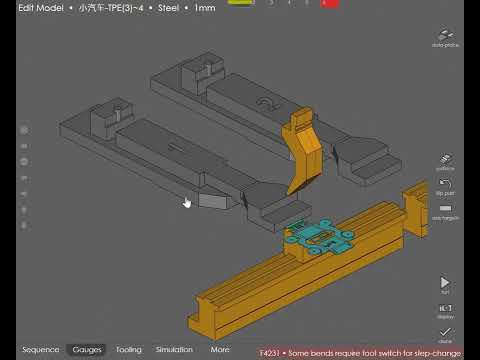 Software operation TPM8 10 Programming by folding flat DXF