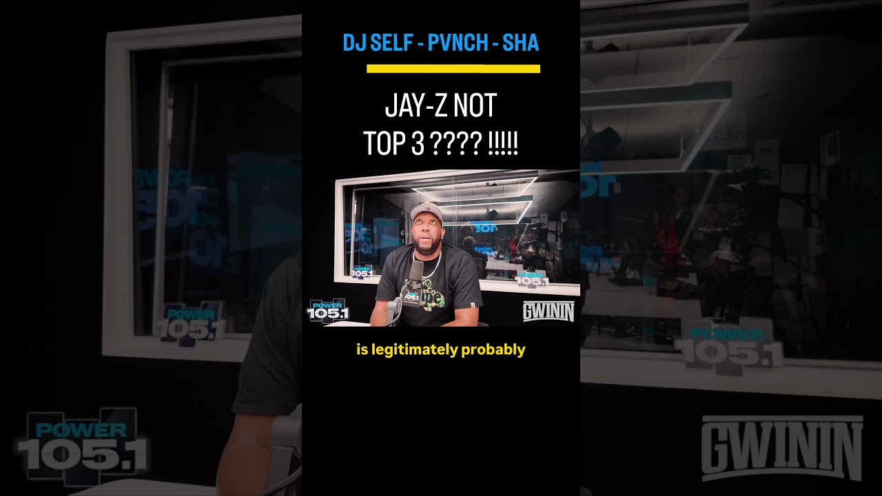 JAY Z IS NOT TOP 3 !!! HOWWW !!! ???? PVNCH & DJ SELF DEBATE