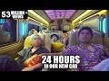 24 HOURS IN OUR MERCEDEZ BENZ SPRINTER VIP GEN HALILINTAR FAMILY 11 CHILDREN CHALLENGE