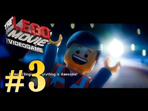 The LEGO Movie Videogame Walkthrough - Part 3 Flatbush Gulch Gameplay HD