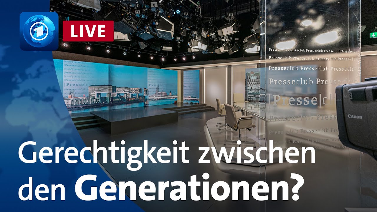 Live: Presseclub | Rente, Wehrdienst, Schulden: Wo bleibt die Generationengerechtigkeit?