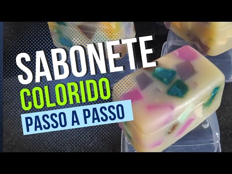 Sabonete COLORIDO sabonete PORTUGUÊS ou sabonete MOSAICO. Vem conferir!