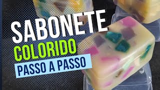 Sabonete COLORIDO sabonete PORTUGUÊS ou sabonete MOSAICO. Vem conferir!