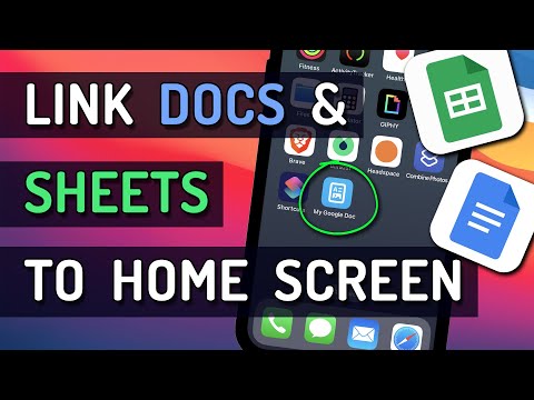 How To Add a Google Doc or Sheet To iPhone Home Screen