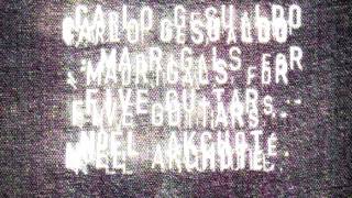 Noël Akchoté: Carlo Gesualdo-Madrigals For Five Guitars