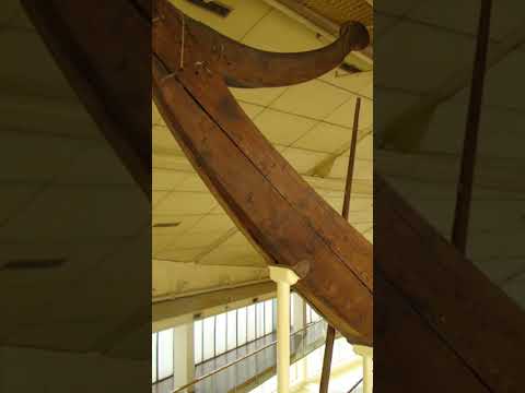 The Khufu ship from the Old Kingdom, built over 4500 years ago