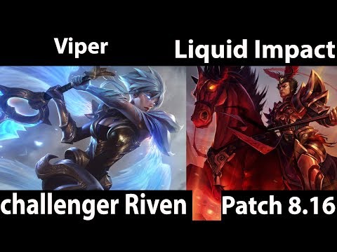 [ Viper ] Riven vs Jarvan [ Liquid Impact ] Top - Viper Best Riven Plays