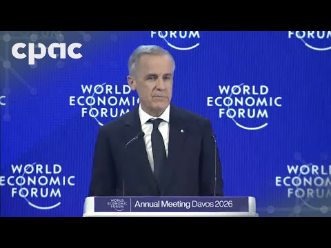 PM Mark Carney speaks at World Economic Forum in Davos – January 20, 2026
