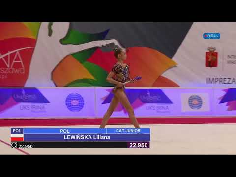 Liliana lewinska, POL, clubs, IRINA CUP, Score: 23,050