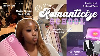 how to ROMANTICIZE SCHOOL And Become That “PERFECT” Academic A+ Student. ݁𝜗𝜚. | Study Tips