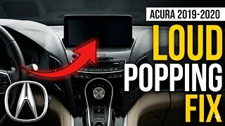 Acura RDX Loud Popping Sound & Black Screen FIX