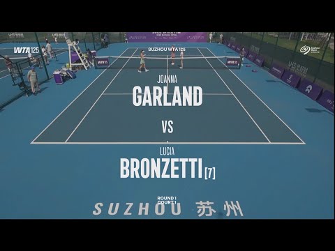(LL) Joanna Garland (TPE) vs (7) Lucia Bronzetti (ITA) - Game, Set and Match Point