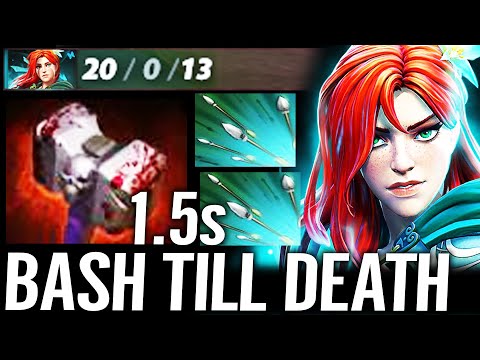 🔥 Windranger MID 100% BASH TILL DEATH — 700AS 12min GODLIKE 1ULT 1KILL Dota 2 Pro