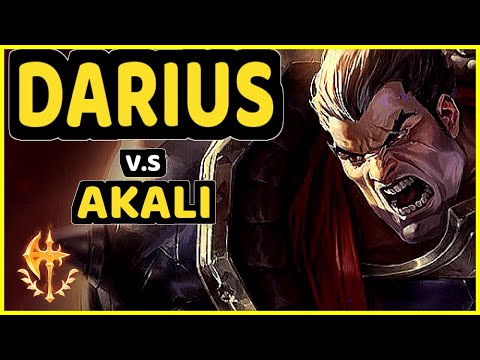 T1 FAKER (DARIUS) vs AKALI - MID CHALLENGER GAMEPLAY - KR