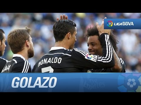 Golazo de Marcelo (1-2) en el RCD Espanyol - Real Madrid