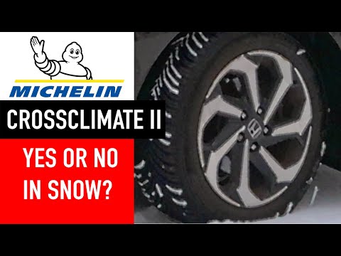 How great are these Michelin CrossClimate 2 tires perform in snow? #tires #cars #honda #michelin
