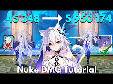 F2P Skirk 6M Nuke Dmg Tutorial!! Genshin Impact