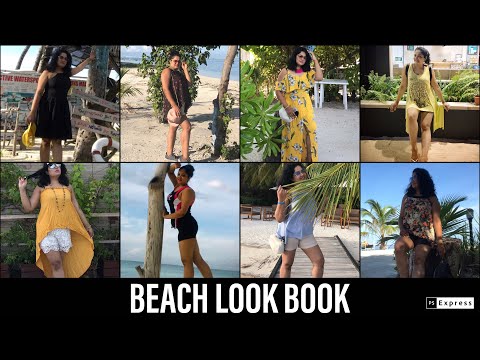 BEACH LOOK BOOK | #beachvlog #vlogvideo #travelvlog