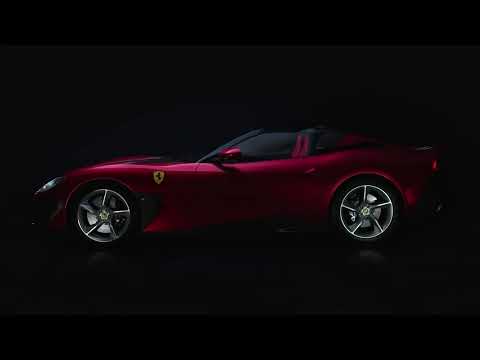New Ferrari SP51 one-off roadster - footage