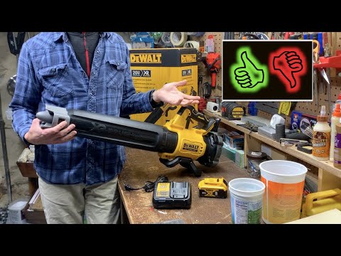 TOTALLY "MEH!" DEWALT 20V MAX Brushless Blower Review DCBL722 + Kit DCBL722P1