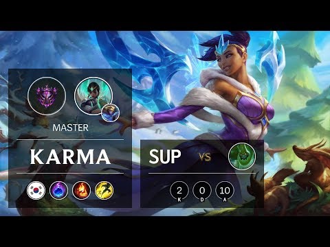 Karma Support vs Zac - KR Master Patch 9.24