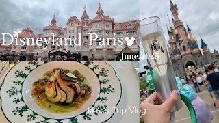 Vlog.47|夫婦パリ2人旅✈︎part.1🇫🇷|ディズニーランドパリ🏰|ランドホテル1泊2日👑|La Forêt Secrèteでレミーのおいしいレストラン🐭