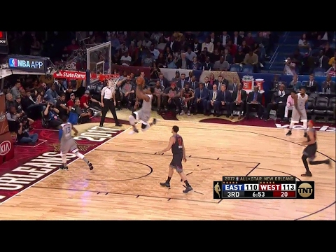 2017 NBA All-Star Game: DeRozan Attacks the Rim - February 19, 2017