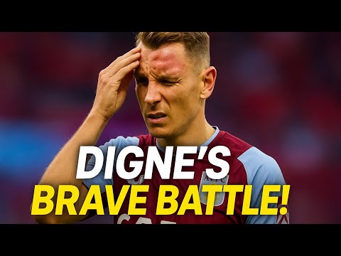 Lucas Digne Plays On After Gruesome Injury! | Aston Villa Heroic Moment
