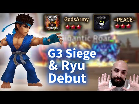 Almost 10/10 and Water Ryu Debut G3 Siege (Summoners War)