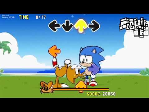 FNF Mod | Friday Night Funkin' Ordinary Sonic vs Tails Spinning