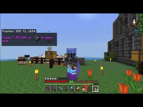 Bedrock Minecraft Let's Play! SUPER CLOSE CALL!...