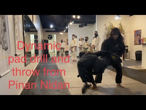 Dynamic Pad Drill and Throw from Pinan Nidan