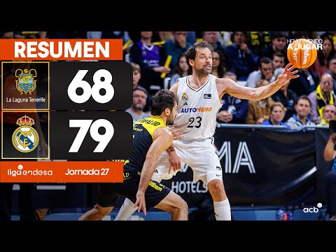 La Laguna Tenerife - Real Madrid (68 - 79) RESUMEN | Liga Endesa 2024-25