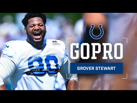 Grover Stewart Wears the GoPro at 2022 Training Camp